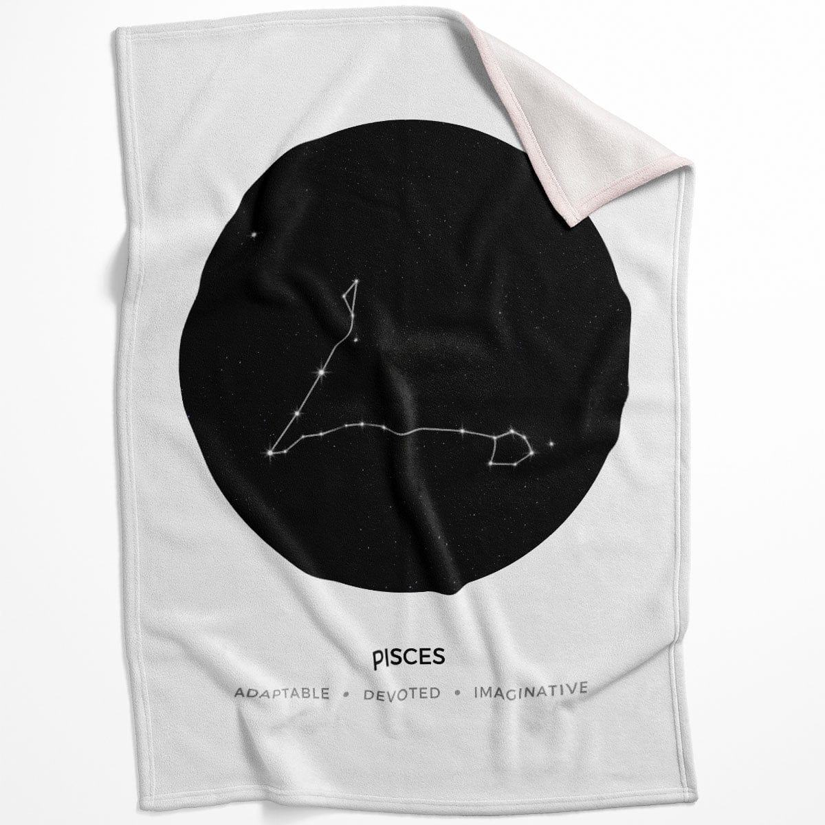 Pisces Traits Blanket Blanket 75 x 100cm Clock Canvas