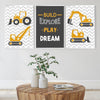 Play Build Canvas Art Clock Canvas