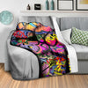 Power Fist Blanket Blanket Clock Canvas