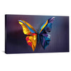 Prismatic Butterfly Canvas Art Clock Canvas