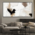 Puzzling Abstract Canvas Art 50 x 25cm / Rolled Prints Clock Canvas