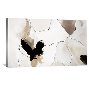 Puzzling Abstract Canvas Art Clock Canvas