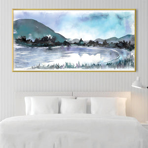 Quiet Cove Canvas Art Clock Canvas