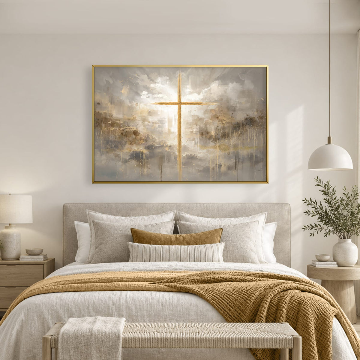 Radiance of Redemption Canvas Art Clock Canvas