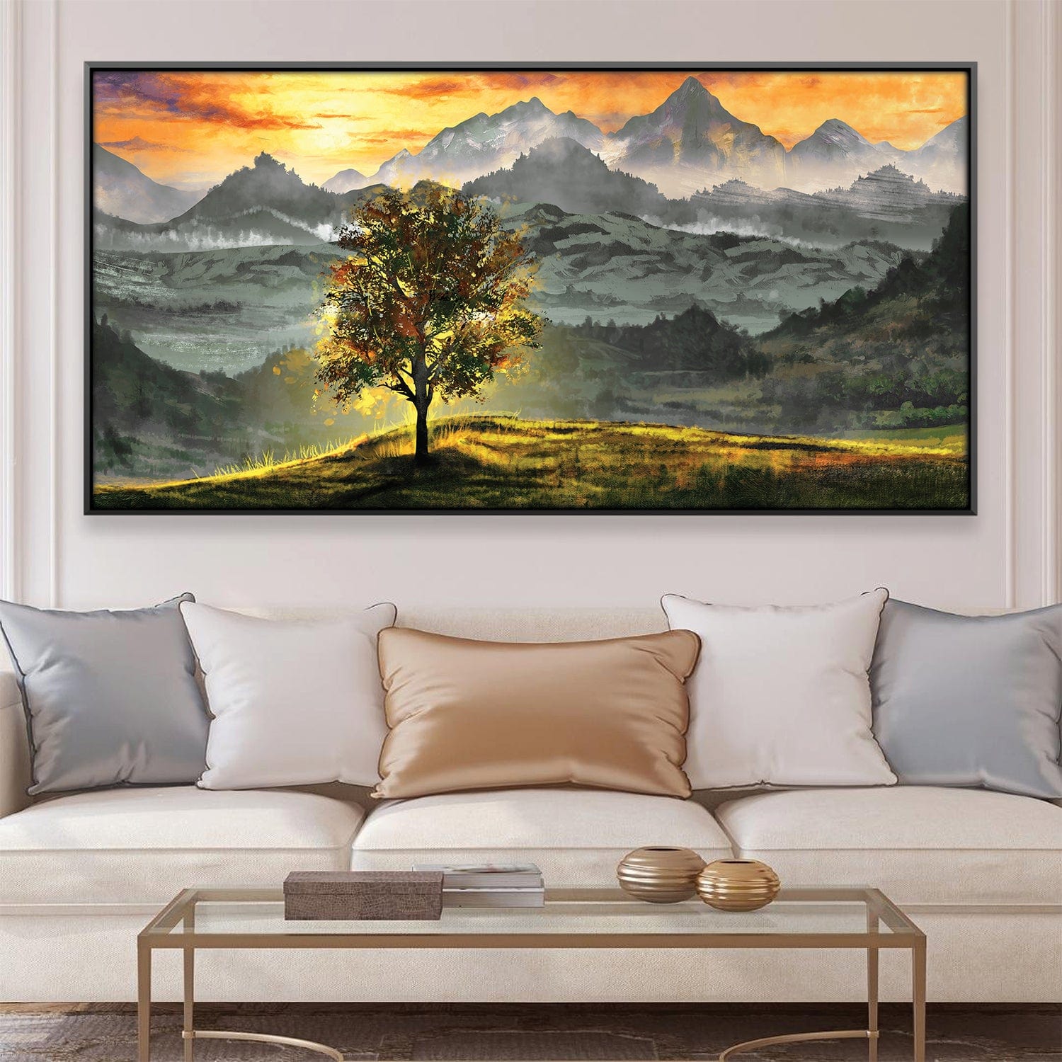 Radiant Mountain Tree Canvas product thumbnail