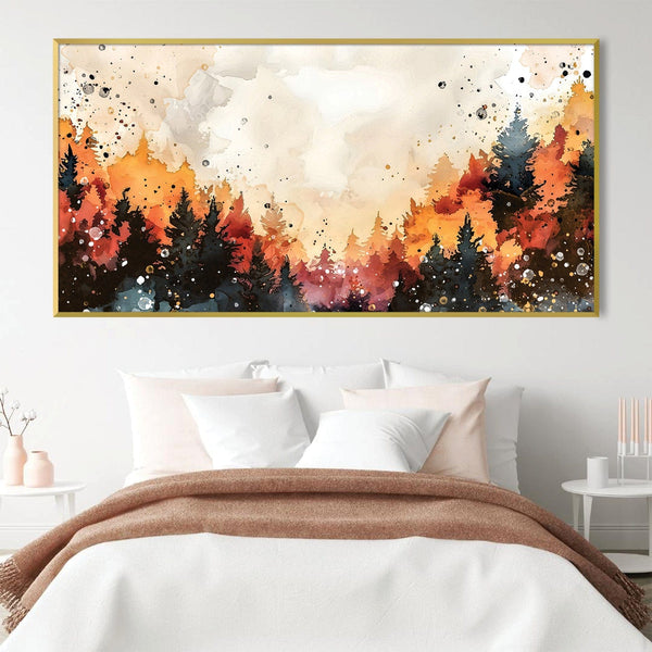 Radient Wilderness Canvas Art Clock Canvas