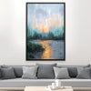 Rainlight Reflections Canvas Art 12 x 18in / Canvas Clock Canvas