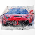 Rari Blanket Blanket 75 x 100cm Clock Canvas