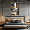 Rays of Quiet Glory Canvas Art Clock Canvas
