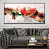 Red Curtain Canvas Art 50 x 25cm / Framed Prints Clock Canvas