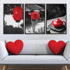Red Japan Canvas Art Clock Canvas