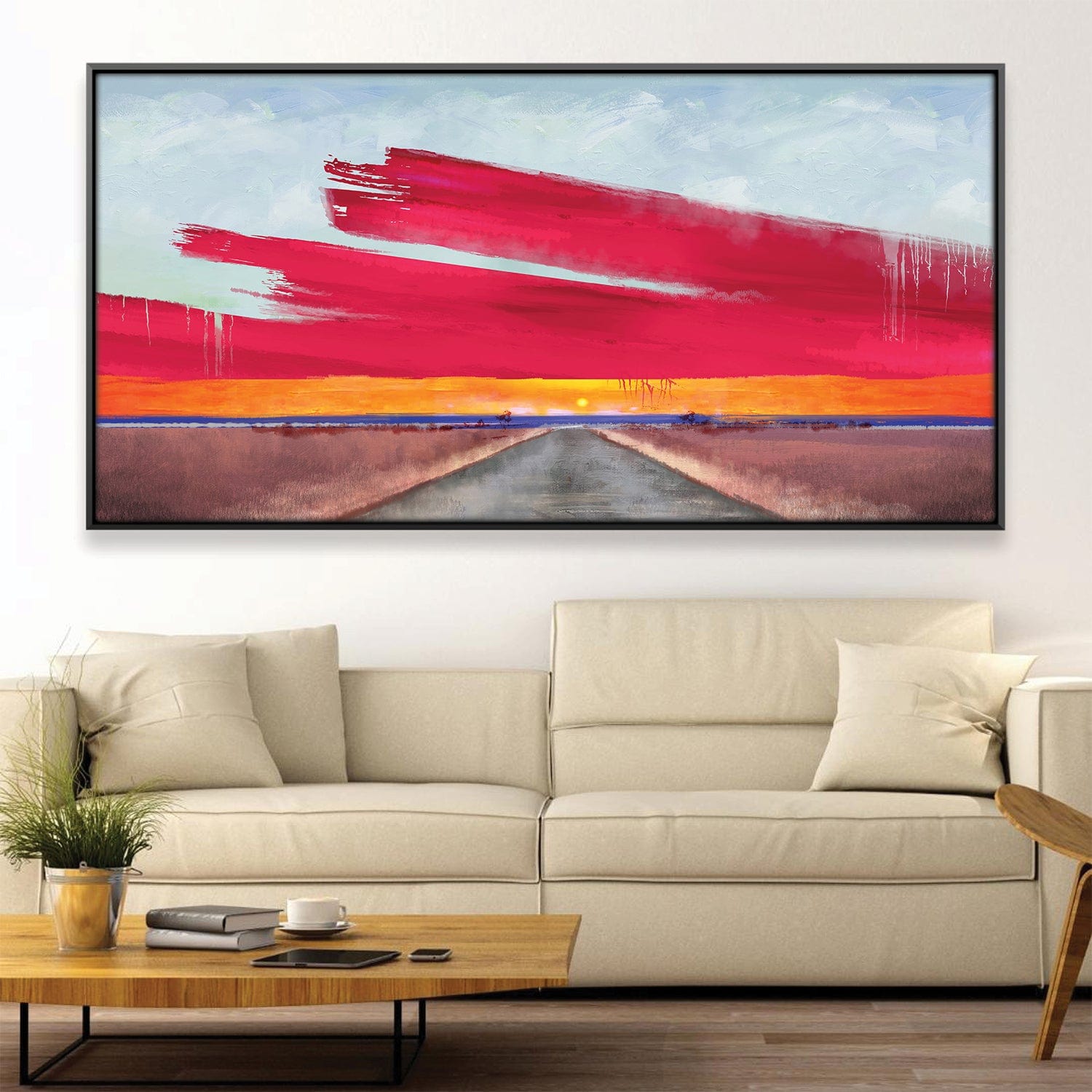 Red Sky Road Canvas product thumbnail