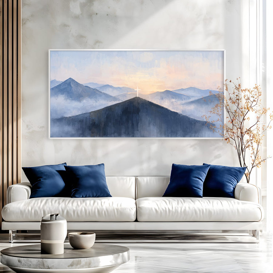 Redemption Rising Canvas Art 20 x 10in / Canvas Clock Canvas