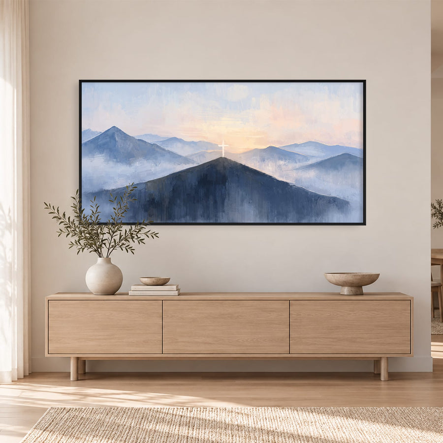 Redemption Rising Canvas Art Clock Canvas