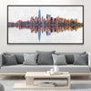Reflecting NYC Canvas Art Clock Canvas