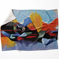 Reflection Blanket Blanket 75 x 100cm Clock Canvas