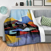 Reflection Blanket Blanket Clock Canvas