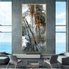 Reflective Creek Canvas Art Clock Canvas
