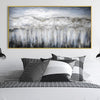 Reflective Serenity Canvas Art Clock Canvas