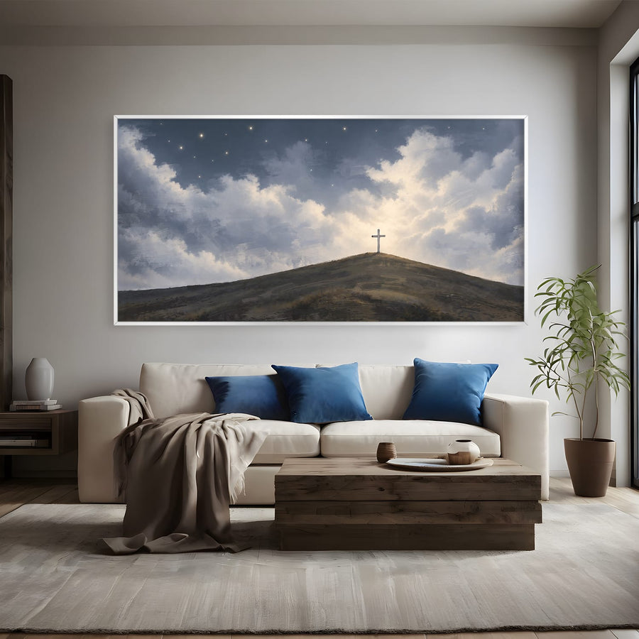 Rest with the Shepherd Canvas Art 20 x 10in / Canvas Clock Canvas