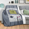 Retro Gaming Blanket Blanket Clock Canvas