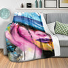 Revealing Beauty Blanket Blanket Clock Canvas