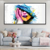Revealing Beauty Canvas Art Clock Canvas
