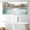 Ripples of Reflection Canvas Art Clock Canvas
