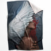 Rising Angels A Blanket Blanket 75 x 100cm Clock Canvas