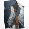 Rising Angels B Blanket Blanket 75 x 100cm Clock Canvas