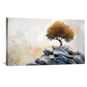 Rockbound Beauty Canvas Art Clock Canvas