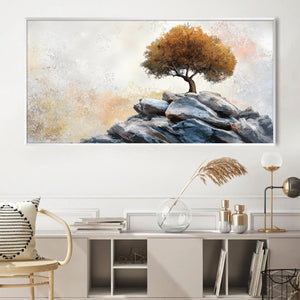 Rockbound Beauty Canvas Art Clock Canvas