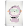 Rocket Smiles Canvas Art B / 12 x 18in / Canvas Clock Canvas