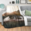 Rocky Hills Blanket Blanket Clock Canvas