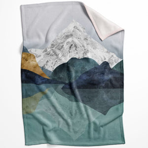 Rocky Mountain B Blanket Blanket 75 x 100cm Clock Canvas