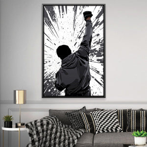 Rocky Win 11 Canvas Art 12 x 18in / Canvas Clock Canvas