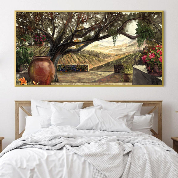 Rolling Tranquility Canvas Art Clock Canvas
