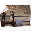 Romancing Dock Blanket Blanket 75 x 100cm Clock Canvas