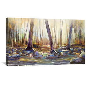 Roots of Radiance Canvas Art Clock Canvas
