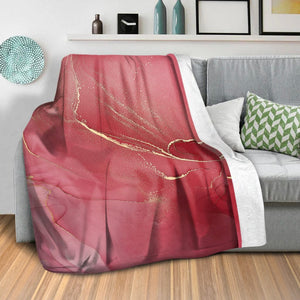 Rose Petal A Blanket Blanket Clock Canvas