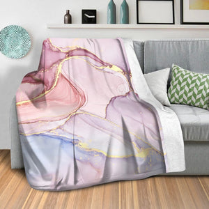 Rose Petal B Blanket Blanket Clock Canvas