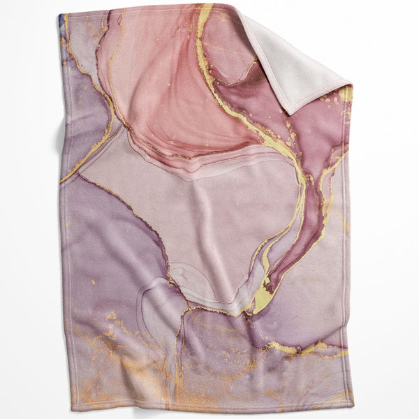 Rose Petal C Blanket Blanket 75 x 100cm Clock Canvas