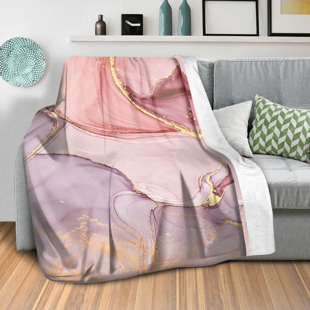 Rose Petal C Blanket Blanket Clock Canvas