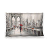 Roses Brooklyn Bridge Cushion Cushion 13 x 19in Clock Canvas