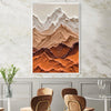 Rough Hills Canvas Art Clock Canvas