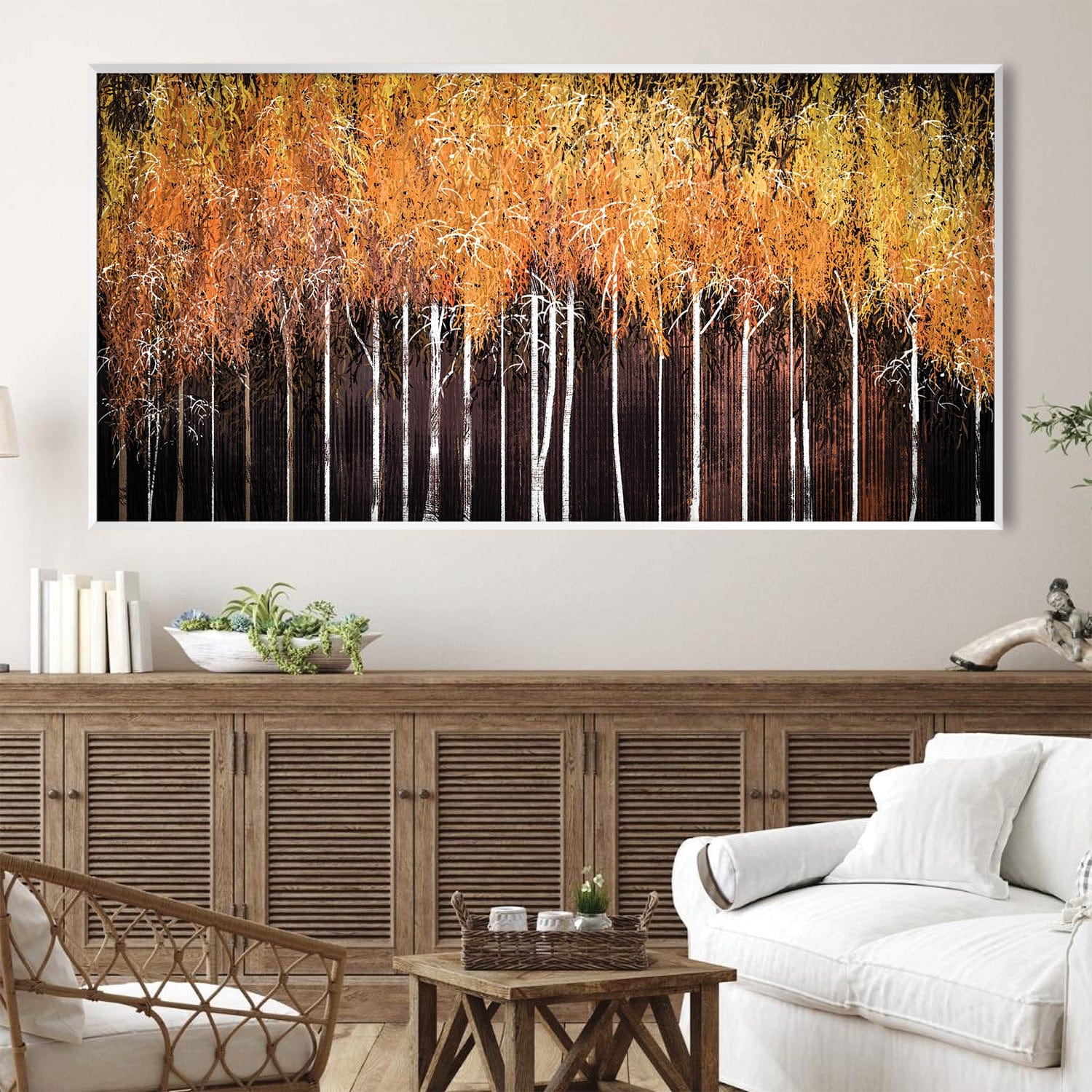 Rustling Woodlands Canvas Art Clock Canvas