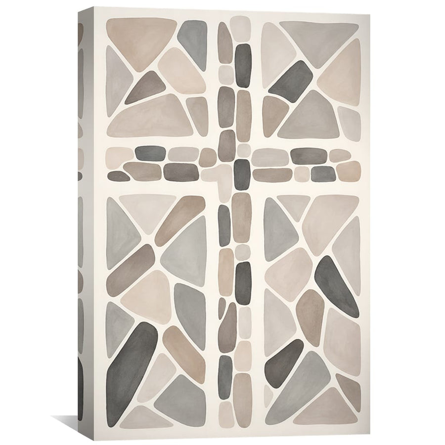 Sacred Mosaic 2 Canvas Art Clock Canvas