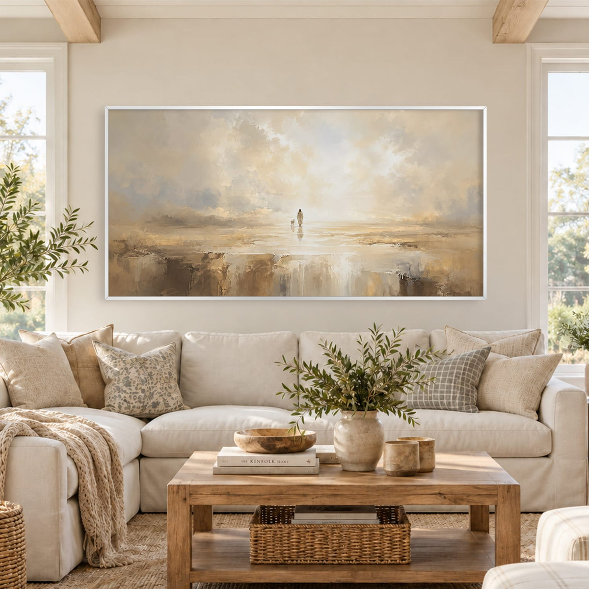 Safe Beside Him Canvas Art 20 x 10in / Canvas Clock Canvas