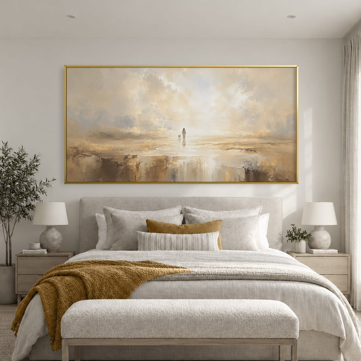 Safe Beside Him Canvas Art Clock Canvas