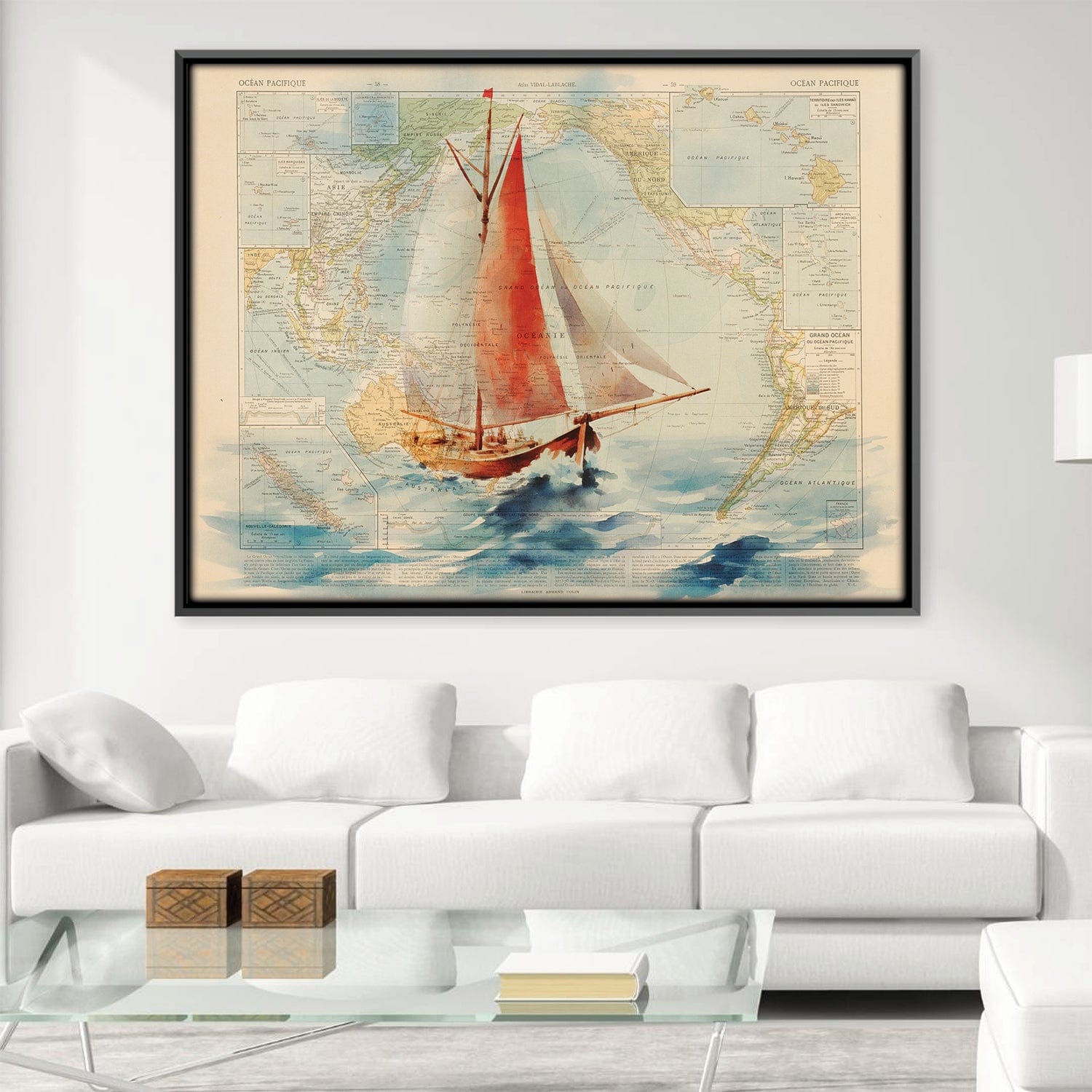 Sailing in the Sea Canvas product thumbnail